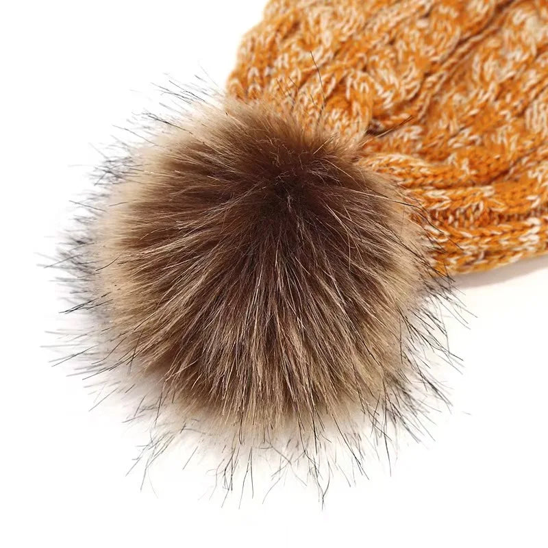 Ensemble Hiver Bébé 3 Pièces – Bonnet, Écharpe & Gants Chauds (Unisexe)