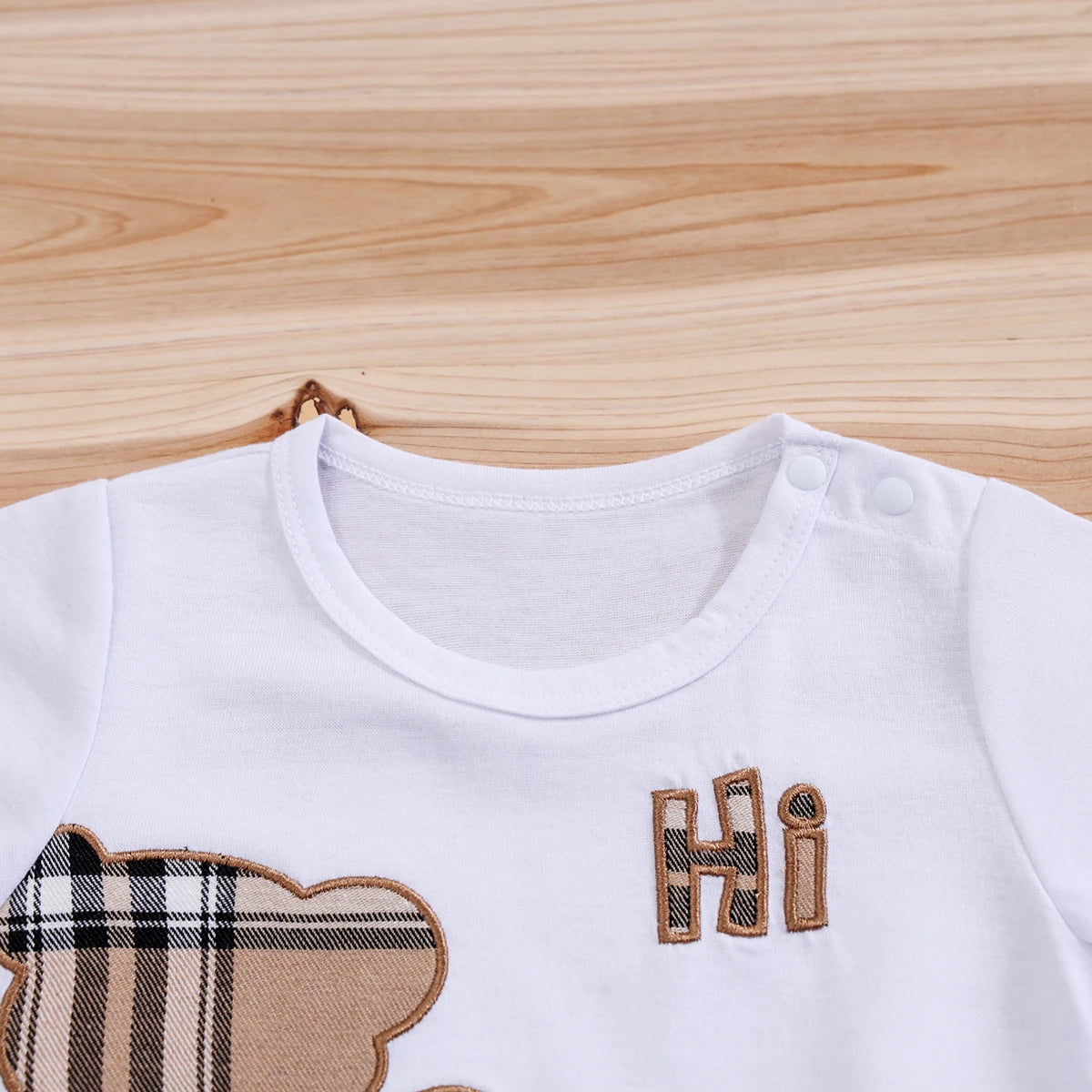 Ensemble bébé 2 pièces – T-shirt à manches courtes + short, tenue d’été garçon