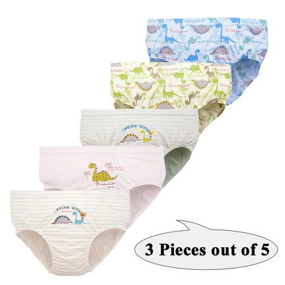 Lot de 3 Culottes Garçon en Coton Doux – Confort Petit Trésor