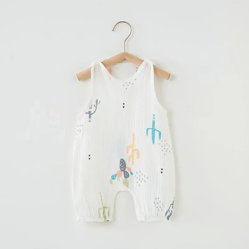 Barboteuse bébé imprimée ours – Combinaison douce et confortable pour nouveau-né