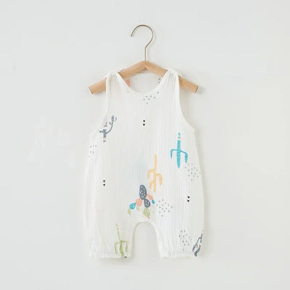 Barboteuse bébé imprimée ours – Combinaison douce et confortable pour nouveau-né