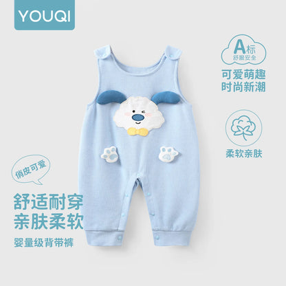 Ensemble Bébé Printemps & Automne – Salopette Douce (0 à 2 Ans)