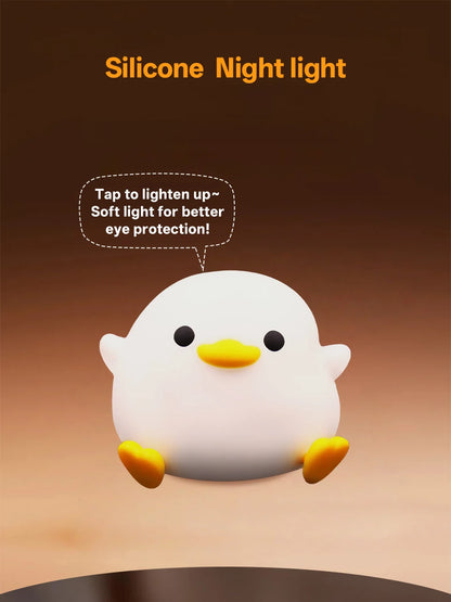 Veilleuse LED RGB Rechargable – Animaux Mignons (Tactile)