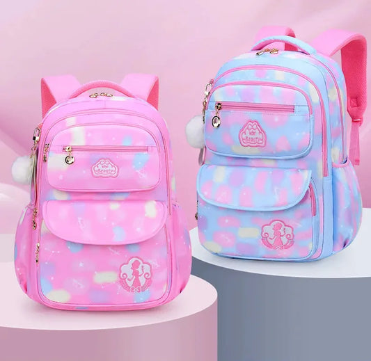 Sac à dos scolaire fille rose kawaii – Cartable léger et résistant pour école primaire