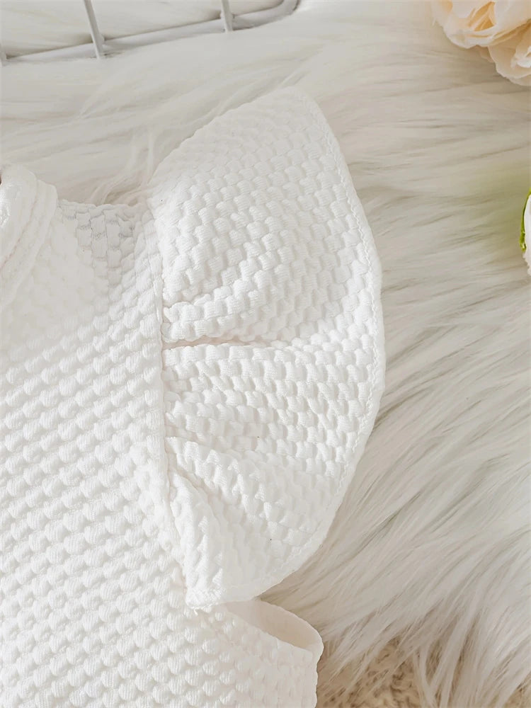 Robe d’Été Fleurie Sans Manches pour Bébé Fille