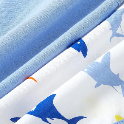 Ensemble pyjama été enfant 2 pièces – Motif dinosaure (12 mois à 5 ans)