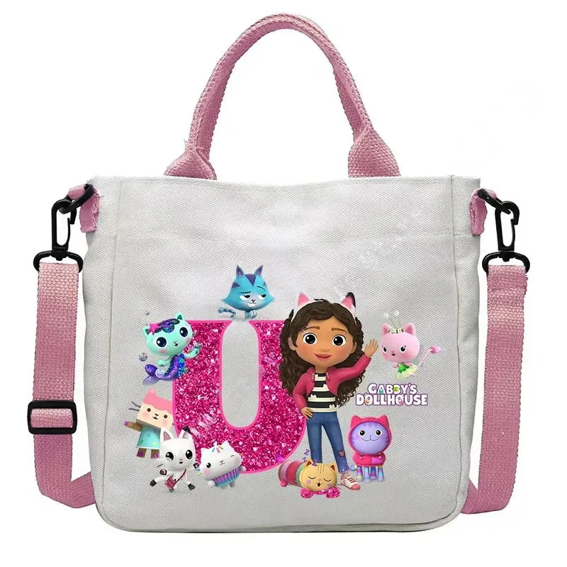 Sac à bandoulière enfant Gabby et la Maison Magique – Sac fourre-tout kawaii pour filles