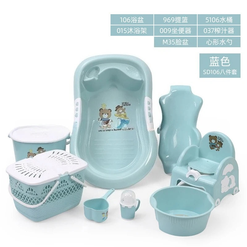 Ensemble de bain pour nouveau-né – Bassin de bain bébé complet avec accessoires