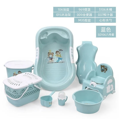 Ensemble de bain pour nouveau-né – Bassin de bain bébé complet avec accessoires