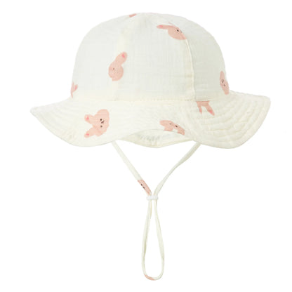 Chapeau Soleil Douce Protection™ – Bob en Coton pour Bébé (3–12 mois)