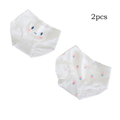 Lot de 2 Culottes Fille en Coton Doux – Confort Petit Trésor