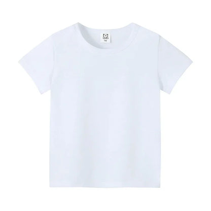 T-shirt d’été enfant unisexe en coton doux – Coupe classique