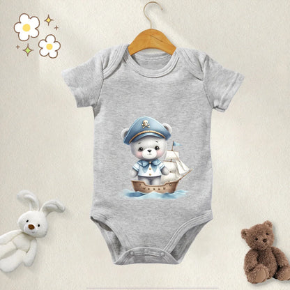 Body Bébé Petit Marin – Onesie Doux 100 % Coton