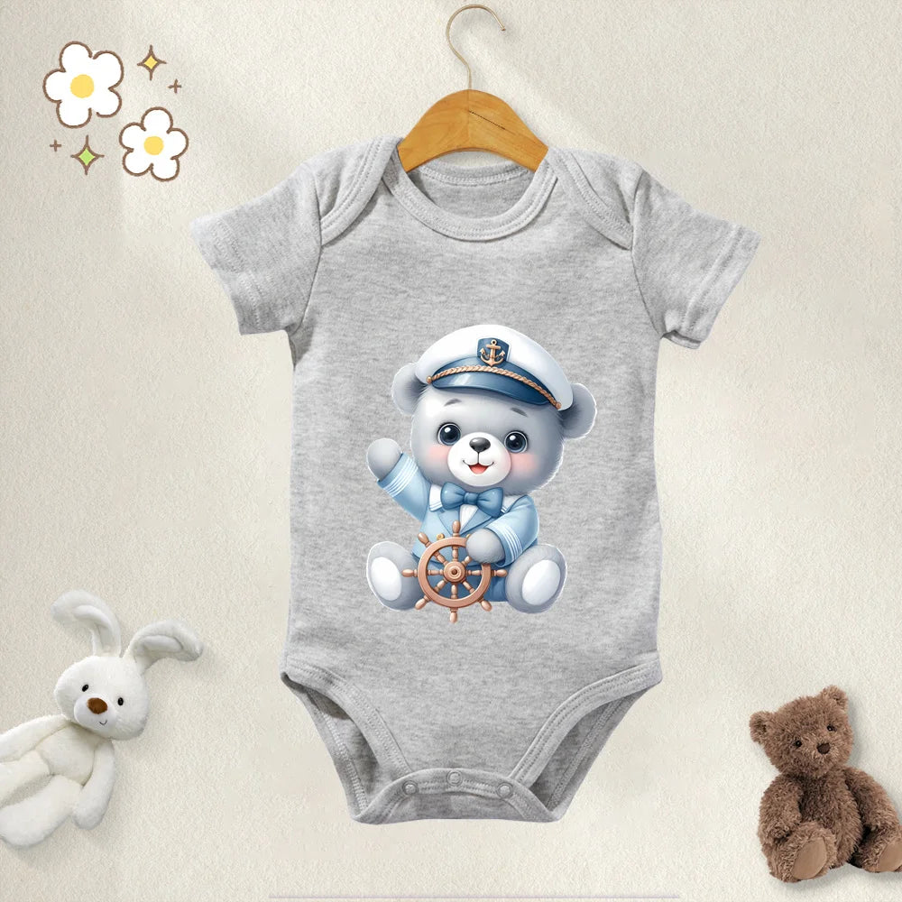 Body Bébé Petit Marin – Onesie Doux 100 % Coton