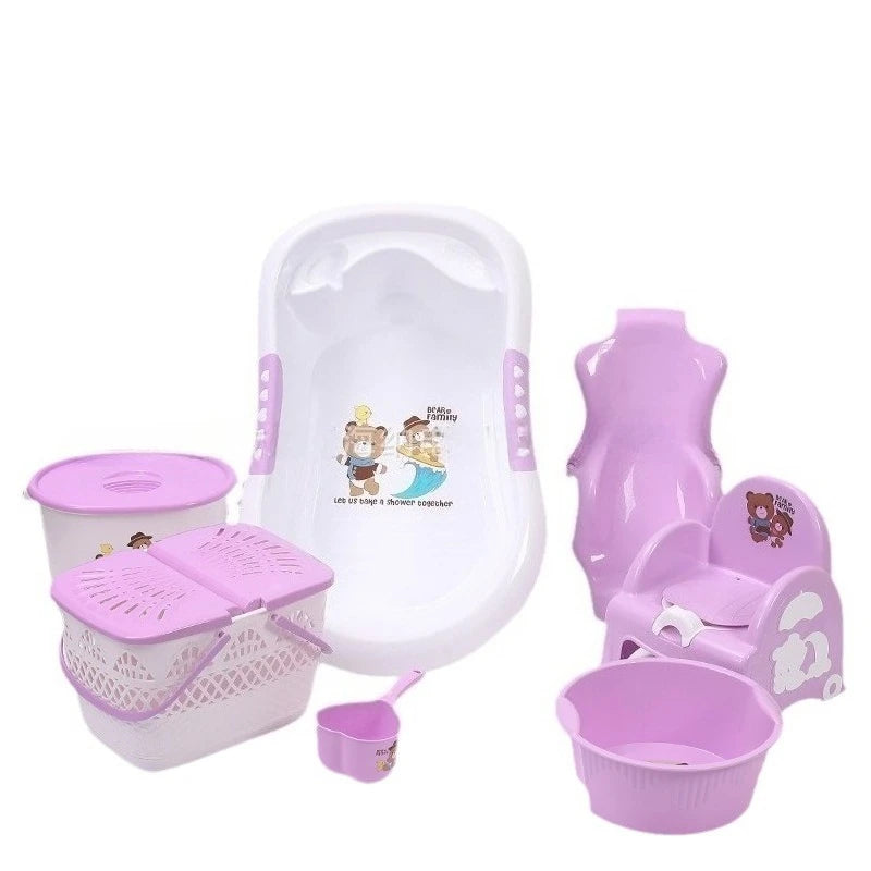 Ensemble de bain pour nouveau-né – Bassin de bain bébé complet avec accessoires