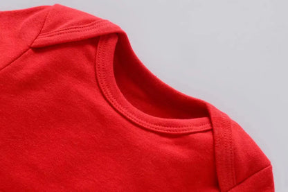 Body bébé 100 % coton – Onesie manches courtes, imprimé dessin animé, tenue d’été