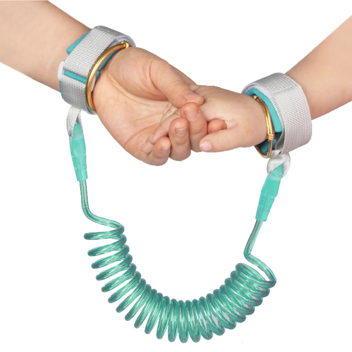 Bracelet anti-perte enfant – Cordon de sécurité 2 m – Poignet à poignet – Sorties & voyages
