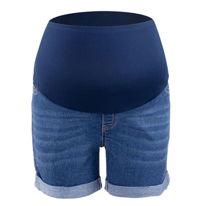 Short de Maternité en Jean – Confort d’Été pour Future Maman