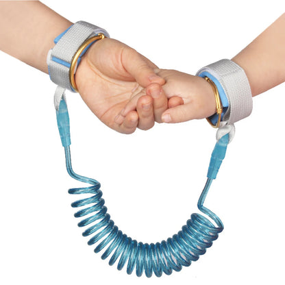 Bracelet anti-perte enfant – Cordon de sécurité 2 m – Poignet à poignet – Sorties & voyages