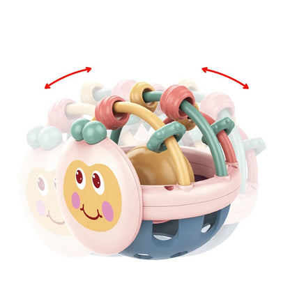 Jouets de dentition doux pour bébé, anneau de dentition sensoriel éducatif précoce pour nouveau-né, hochet tactile, balle de saisir à la main, développement du jeu de balle pour bébé