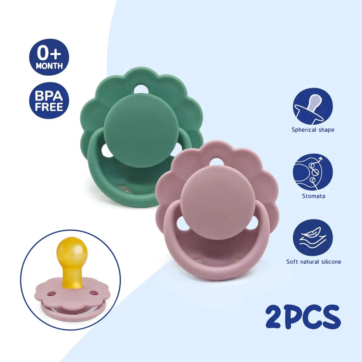 Attache-Suce Sécurisée pour Bébé – Silicone Alimentaire & Design Doux
