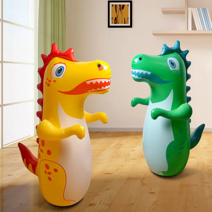 Dino Punch™ – Jouet dinosaure gonflable sur pied pour enfants et adultes | Jeu de boxe ludique et défouloir