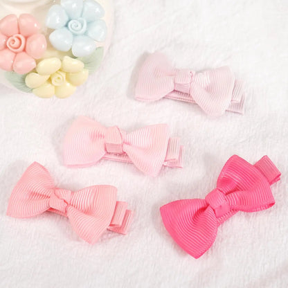 10/20 Pcs Boutique Tiny Baby Bows Grosgrain 2" Hair Bows Non-Slip Full Lined Alligator Clips for Baby Girls Toddlers
