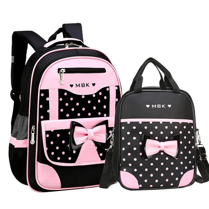 Sac à dos scolaire ergonomique pour fille – Cartable primaire style coréen japonais avec motifs mignons