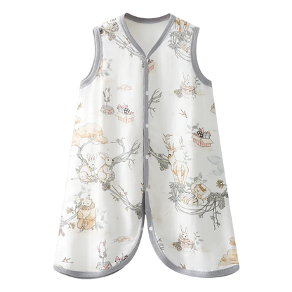 Gigoteuse bébé en mousseline de coton – Sac de nuit respirant (printemps / été)