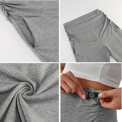 Pantalon Maternité Yoga Élégance Active – Coupe Fluide & Couverture Complète du Ventre