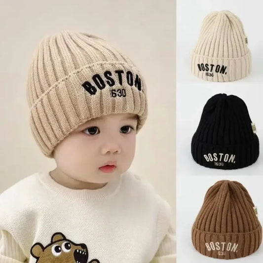 Bonnet Bébé Tricoté Hiver – Chaud, Doux & Stylé