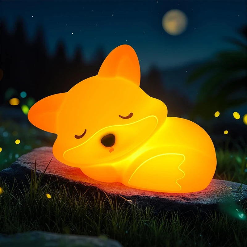 Veilleuse Renard Apaisante pour Bébé – Lumière Douce & Sommeil Paisible