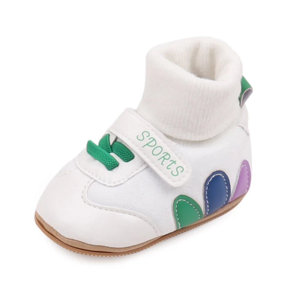 Chaussures Premiers Pas Bébé – Chaussettes Antidérapantes Automne/Hiver (0-18 mois)