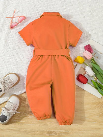 Combinaison Bébé Fille Rose Fuchsia – Look Tendance