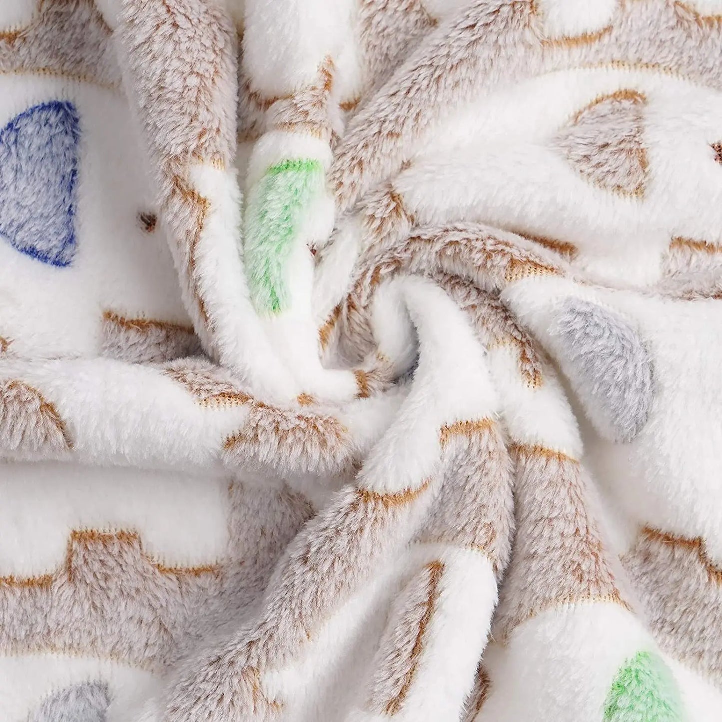 Cute Elephant Baby Blanket Newborn Swaddle Wrap Bedding Soft Warm Infant Quilt Coral Velvet Stroller Cover Babies Accessories