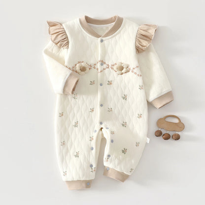 Combinaison Bébé Douillette en Coton – Chaleur & Confort pour Nouveau-né