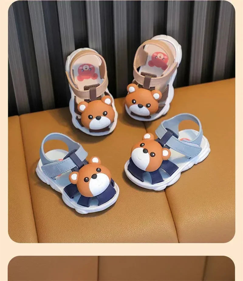 Sandales Enfant Antidérapantes Été – Confort & Motif Animal