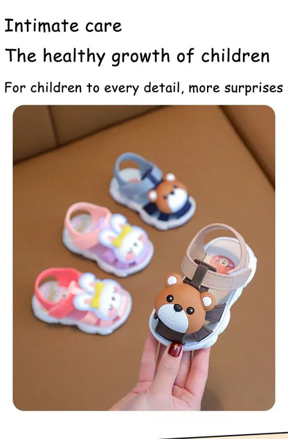 Sandales Enfant Antidérapantes Été – Confort & Motif Animal