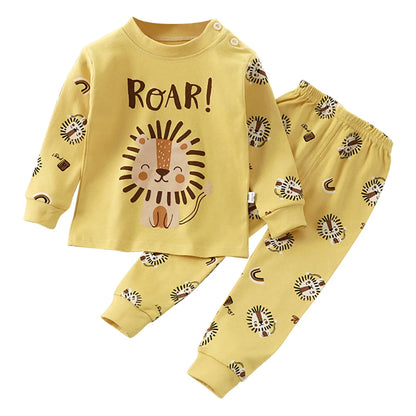 Ensemble pyjama bébé/enfant – Homewear doux – Motif cartoon – Confort quotidien