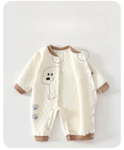 Combinaison Bébé Douillette en Coton – Chaleur & Confort pour Nouveau-né