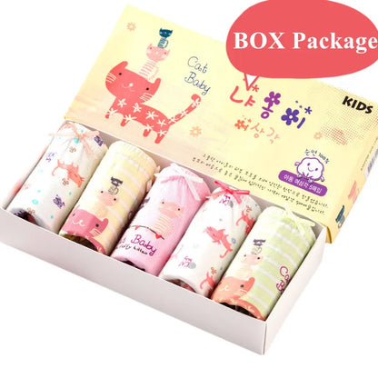Lot de 5 Culottes Fille Licorne en Coton Doux – Confort Petit Trésor