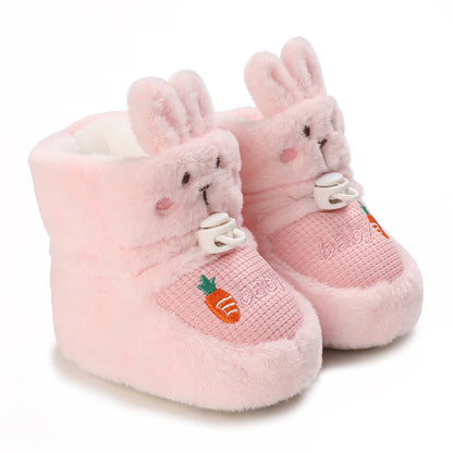 Chaussons Bébé Hiver Antidérapants – Semelle Souple Coton | Garçon & Fille