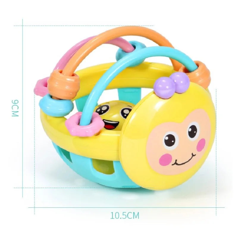 Jouets de dentition doux pour bébé, anneau de dentition sensoriel éducatif précoce pour nouveau-né, hochet tactile, balle de saisir à la main, développement du jeu de balle pour bébé