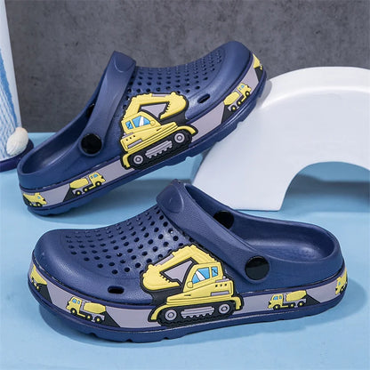 Sabots Bébé & Tout-Petits Été – Dessins Animés Antidérapants (Intérieur & Extérieur)