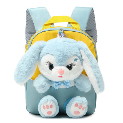 Sac à Dos Enfant Lapin 3D – Cartable Mignon et Doux pour Maternelle