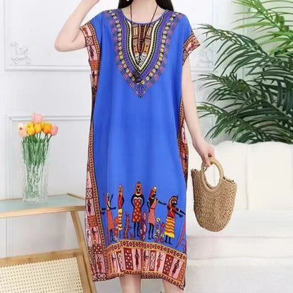 Robe de maternité bohème chic – Confort & élégance
