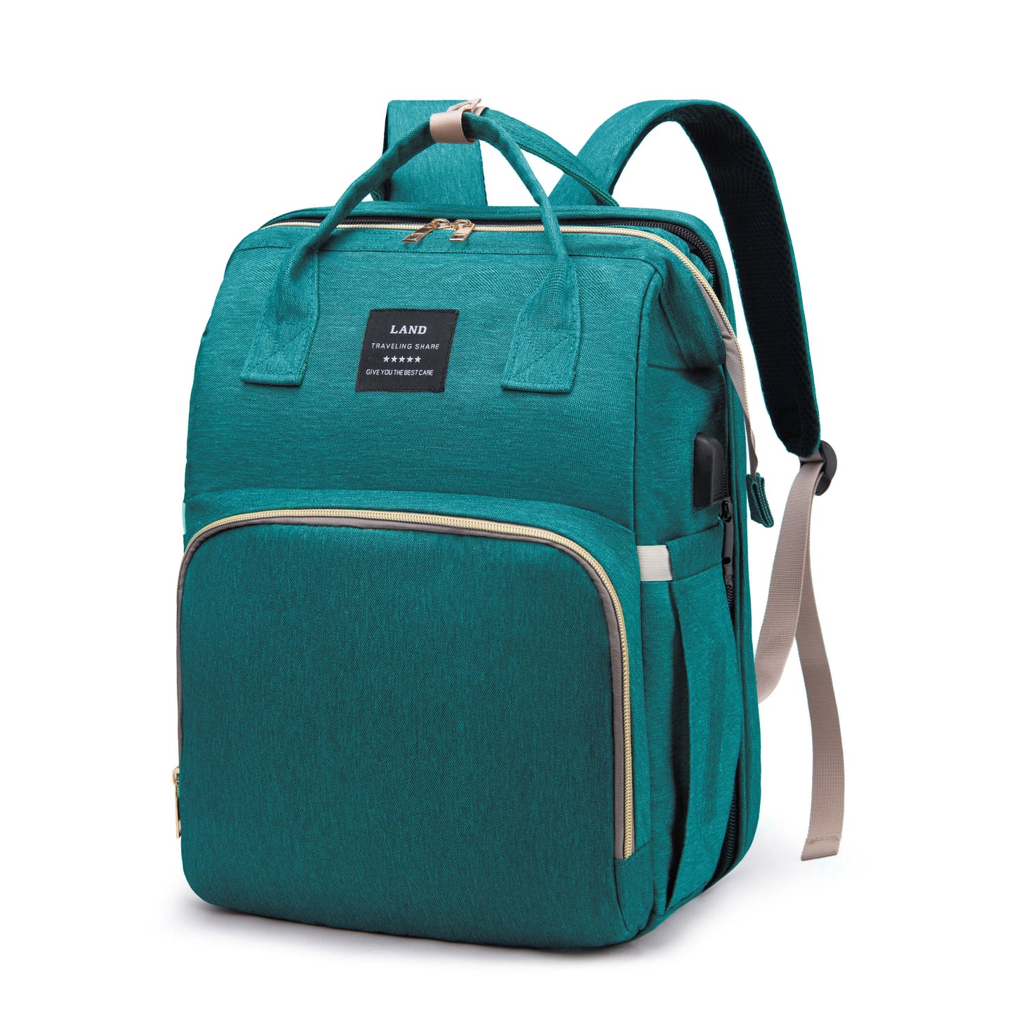 Sac à Dos Bébé avec Lit Pliable Intégré – Sac à Langer Multifonction pour Parents