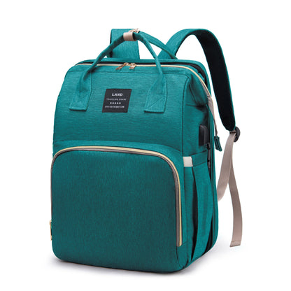 Sac à Dos Bébé avec Lit Pliable Intégré – Sac à Langer Multifonction pour Parents