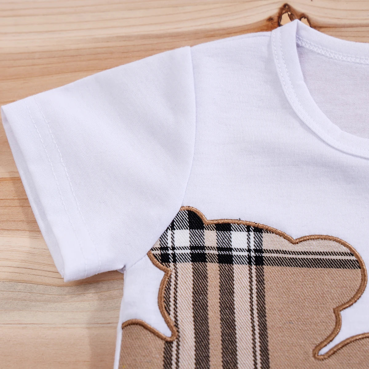 Ensemble bébé 2 pièces – T-shirt à manches courtes + short, tenue d’été garçon