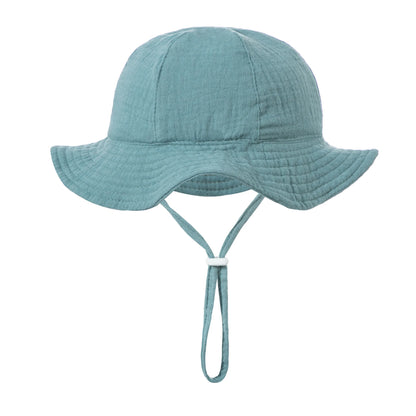 Chapeau Soleil Douce Protection™ – Bob en Coton pour Bébé (3–12 mois)